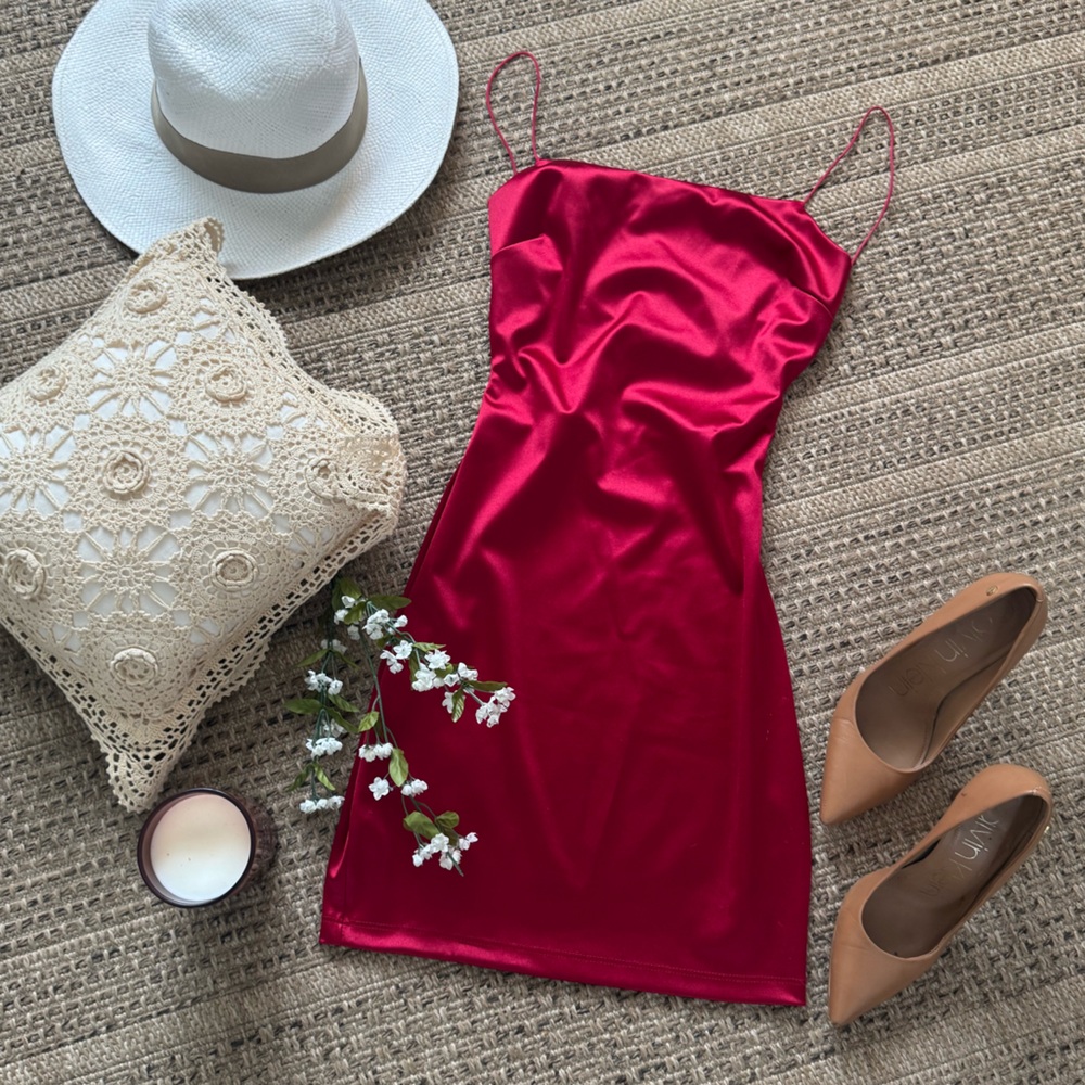 💋Windsor Open Back Mini Dress, S - Picture 2 of 5